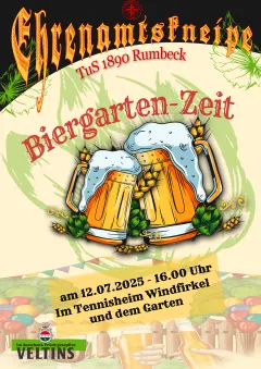 Save the Date! - Ehrenamtskneipe öffnet mit Biergarten
